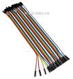 Female-to-Female 200mm jumper wires-40 Pack