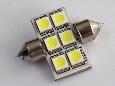 Festoon 6-LED SMD 25x31mm White