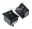 Switch KCD4-201 4Pin 16A 250V Black Unilluminated 