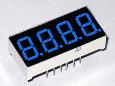 0.36" Anode Blue 7-Segx4 display