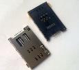 SMD SIM Card 6-pin connector push/push