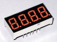 0.36" Anode Red 7-Segx4 display 