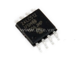 I2C Serial EEPROM 512KBIT 1MHZ SOIC8